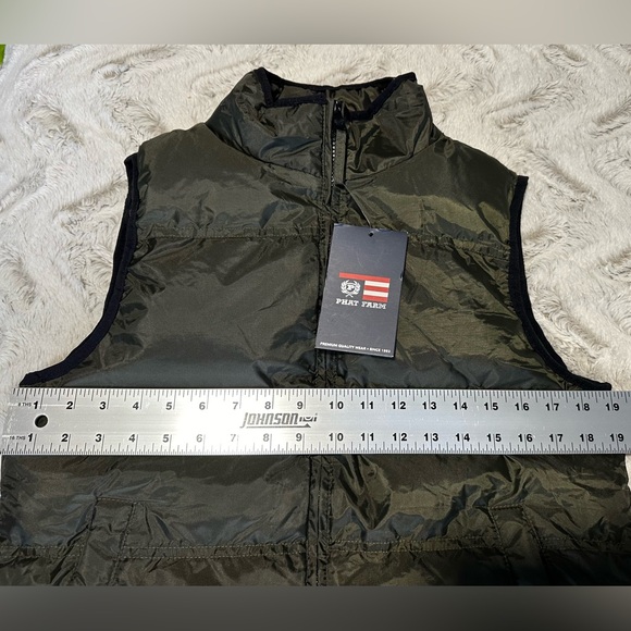 Phat Farm Puffer Vest Green Size Small NEW - Picture 9 of 9